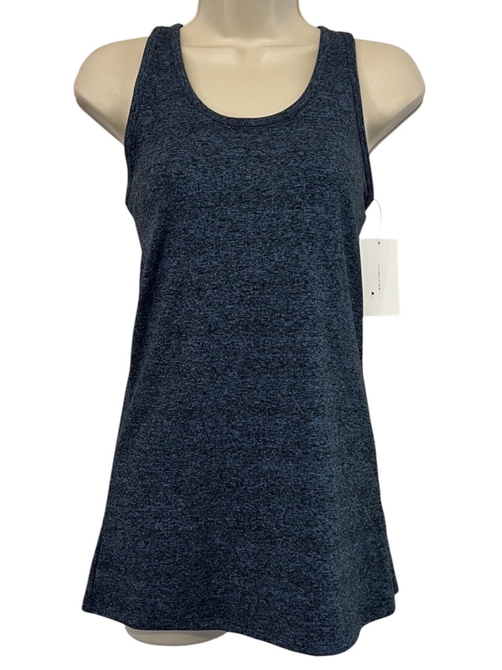 H Halston Studio Super Sculpt Racerback Tank,‎  Color Blue, Small or Medium
